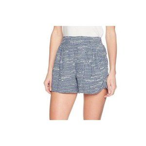 Prana Tessie Womens Large High Waist Short Thatch Print Lightweight Pull On